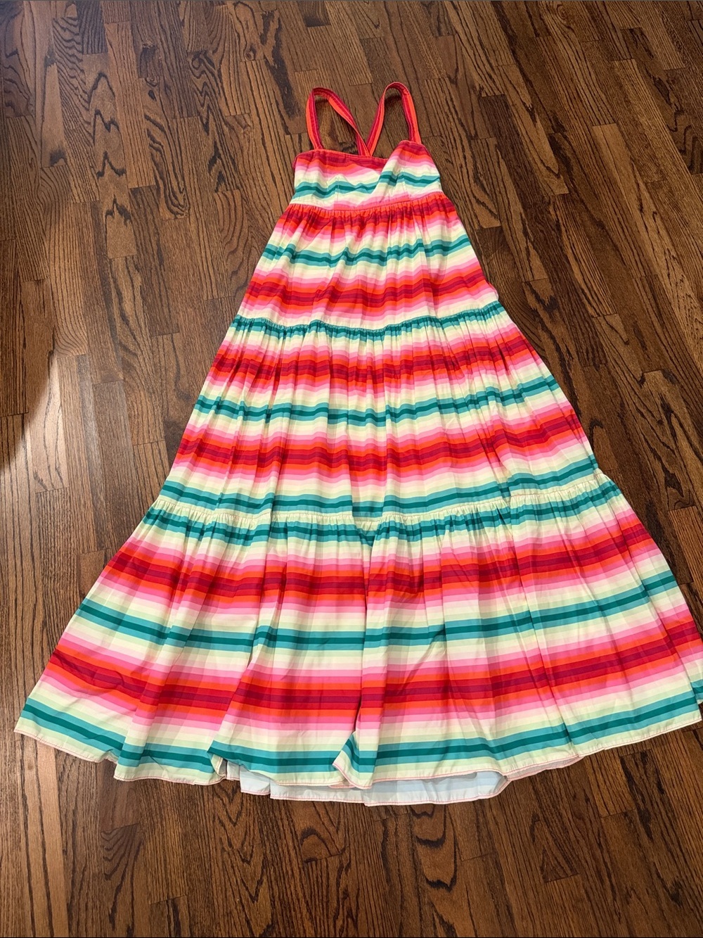 J. Crew Multi Color Striped Maxi Sundress - Picture 3 of 10